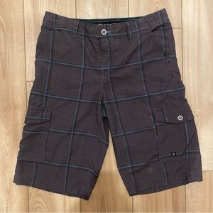 Tony Hawk Men’s Hybrid Shorts Swim Trunks Charcoal and Blue w/ pockets